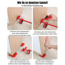 Lade das Bild in den Galerie-Viewer, EASYLIFTER ™ Professioneller Möbel-Lifter und Roller