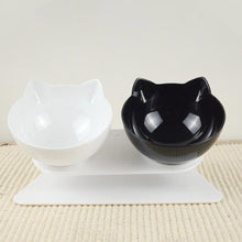 Lade das Bild in den Galerie-Viewer, ERGOBOWL™ Einzel/Doppel Katzen Futternapf erhöht durch rutschfesten Standfuß(50%Rabatt)